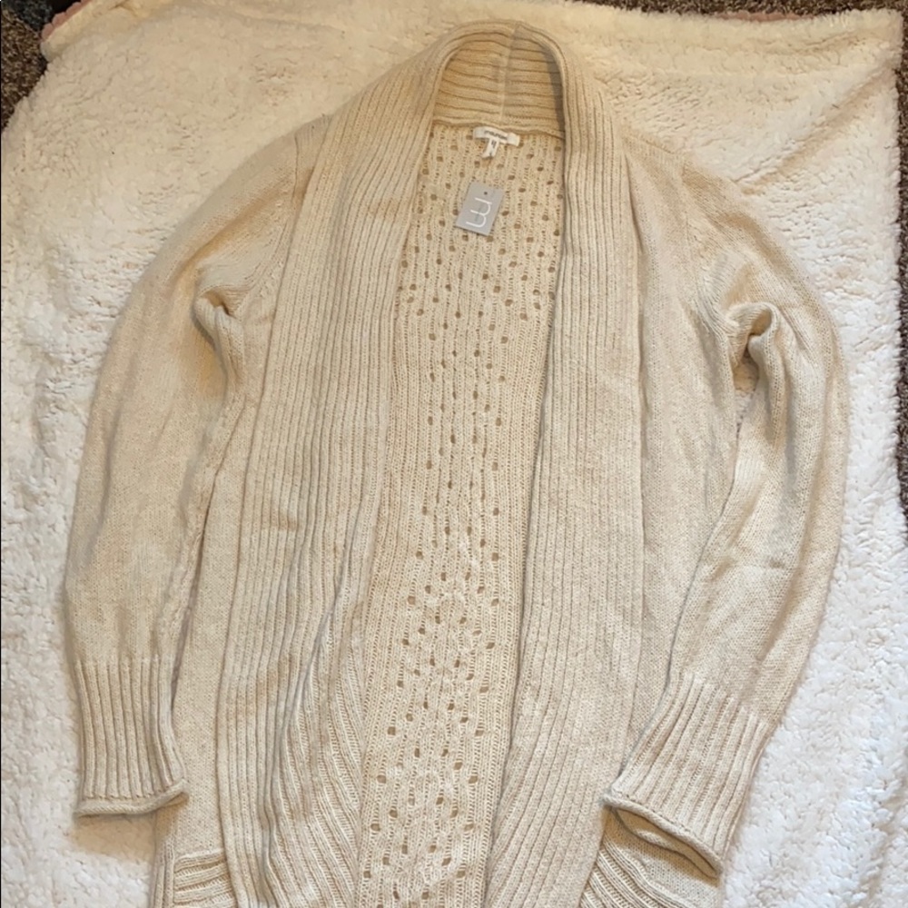 NWT Cream Cardigan